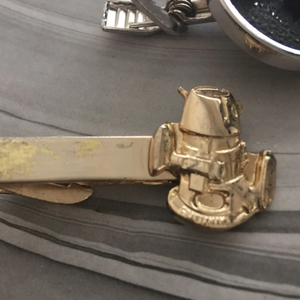 Vintage craftsman router Soldering iron tie clip
